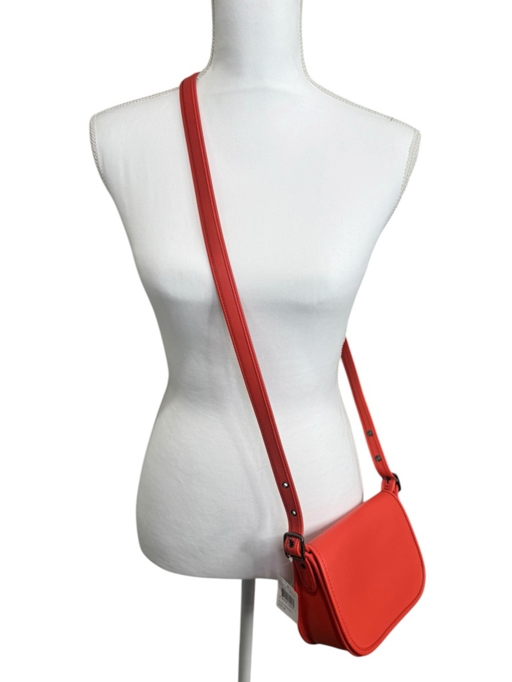 NEW Coach Saddle Bag Glovetanned Leather Deep Coral - Picture 11 of 11